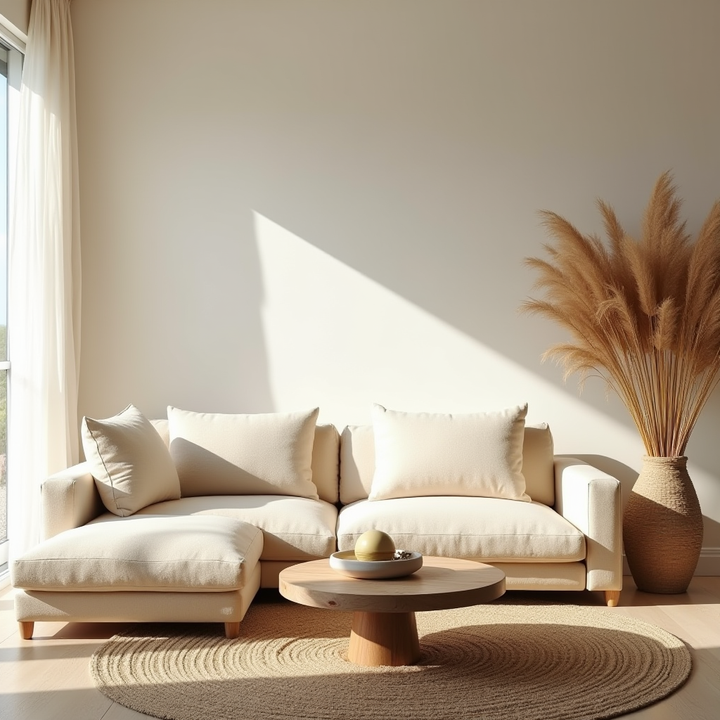 Bright coastal living room