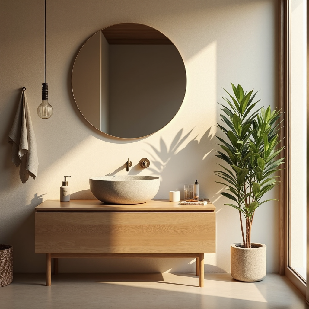 Spa-like bathroom